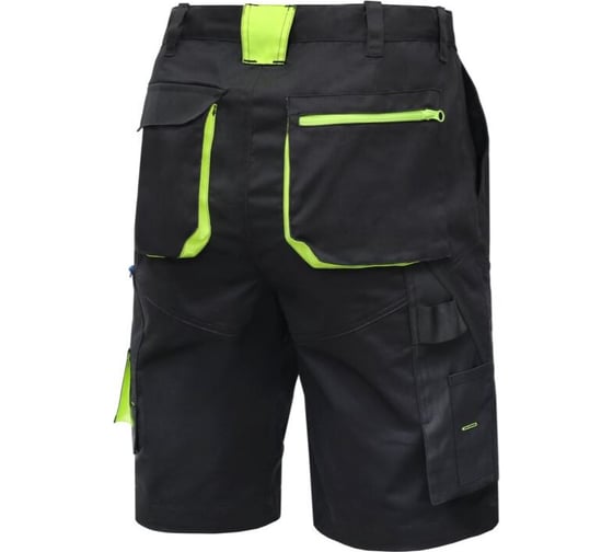 Шорты рабочие HOEGERT TECHNIK REETZ эластичные черные L (52) HT5K827-L