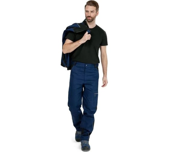 Брюки Эксперт Спецодежда Тахо т.синий/черный р. 56-58, рост 194-200 6446000361903