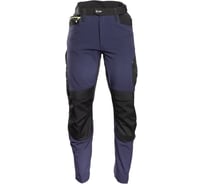 Брюки рабочие HOEGERT TECHNIK PLUM 4-way stretch темно-синие S (48) HT5K813-S