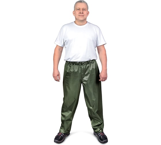 Брюки влагозащитные БЕРТА 880-56-58 зеленый, рост 170-176