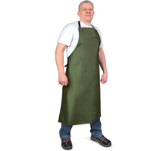 Фартук влагозащитный БЕРТА 919-58-62 хаки, рост 176-188