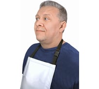 Фартук влагозащитный 919-58-62 белый рост 176-188 БЕРТА