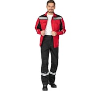 Костюм мужской Прабо Бренд 1 Корпоратив, чёрный/красный 96-100/182-188 (48/5) 75307