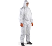 Защитный комбинезон Jeta Safety, плотность 43 г/м2, размер 56-58/XXXL, белый JPC110-XXXL