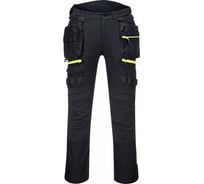 Мужские рабочие брюки PORTWEST со съемными карманами-кобурой DX440BKR44
