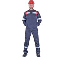 Летний костюм ГК Спецобъединение СТАРАТЕЛЬ серый-красный Кос 555/96/170