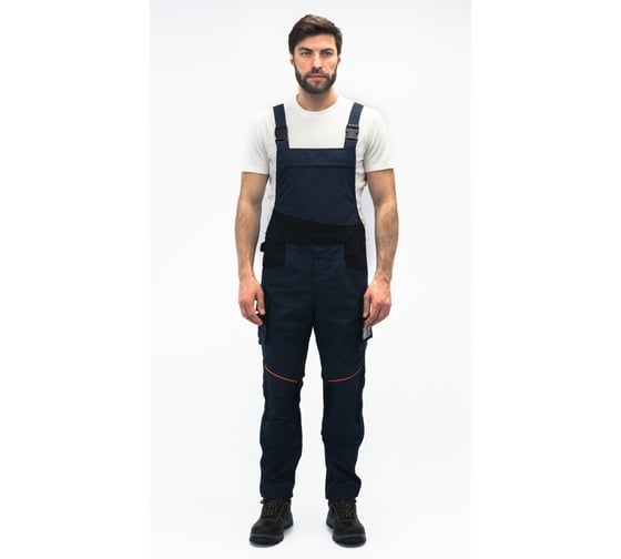 Рабочий полукомбинезон Delta Plus Mach2 Corporate размер M, темно-синий/черный MCSA2MNTM 1