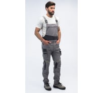 Рабочий полукомбинезон Delta Plus серии Mach2 Corporate размер: 3XL, цвет: светло-серый/темно-серый MCSA2GR3X