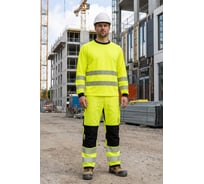 Футболка СОЮЗСПЕЦОДЕЖДА ЮНИОНВОРКВЕАР Хай-Вис (UNIONWORKWEAR Hi-Vis) длинный рукав, желтая, 56-58/170-176 2000000294469