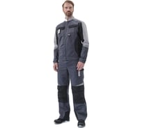 Костюм URSUS МЕГА куртка/брюки КОС887-Т.СЕРЫЙ/ЧЕРНЫЙ/СВ.СЕРЫЙ/64-66, 170-176