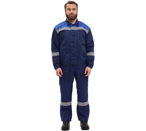 Костюм URSUS ЛЕГИОН куртка/полукомб. Т.СИНИЙ/ВАСИЛЁК КОС817-002/48-50, 158-164