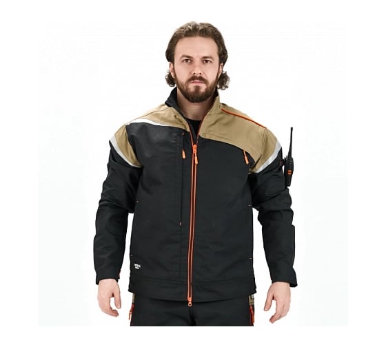 Куртка рабочая FORMA ForceLine FL01, черный-мокко, размер XXL, FL018