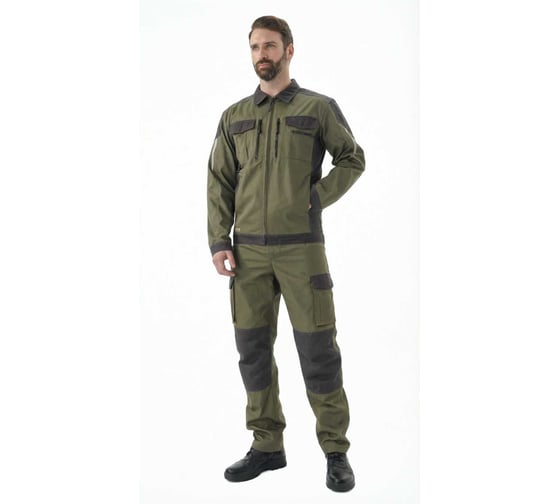 Костюм URSUS АНКОР куртка/брюки, цвет: ХАКИ/ГРАФИТ КОС951-ХАКИ/ГРАФИТ; 64-66, 182-188 КОС951-ХАКИ/ГРАФИТ/64-66, 182-188