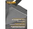 Полукомбинезон рабочий TOLSEN 80% п/э, 20% хлопок, 260 г/мг/м², XXXL 45222-XXXL 3