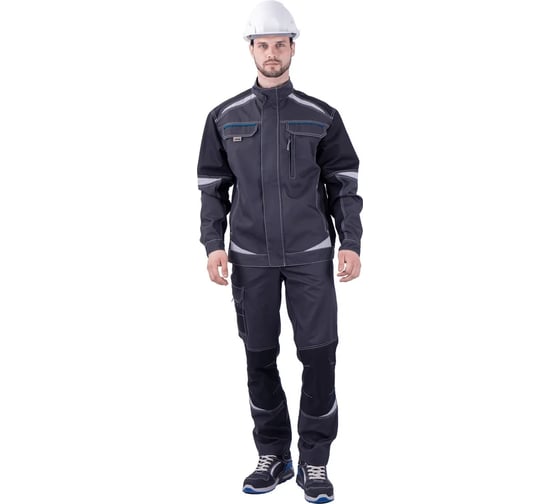 Куртка летняя iForm ТУРБО SAFETY, темно-серая/черная, 128-132, 182-188, Кур 1604/128/182