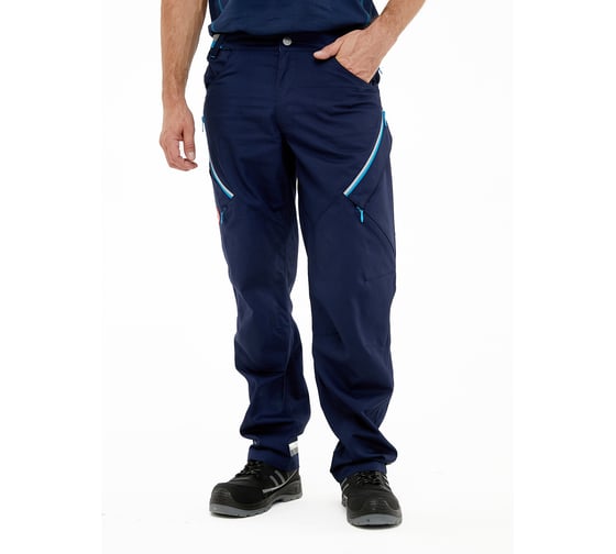 Брюки мужские TRUD FITTER 2607, синий/голубой, 2XL (52/54) 4650581542169 01.216089/2XL 1