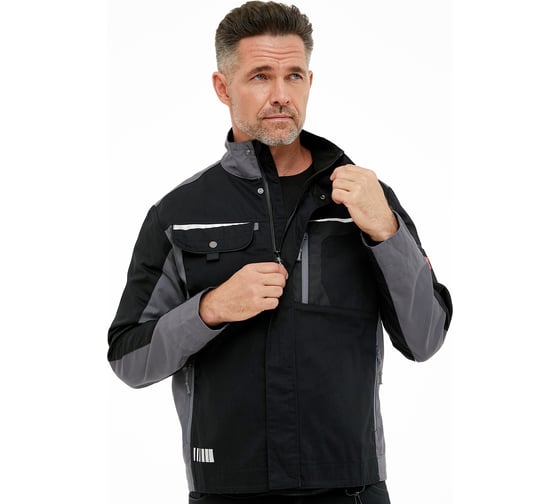 Куртка мужская TRUD TECHNO 2602, черный/серый, 2XL (52/54) 4650581539831 01.216084/2XL