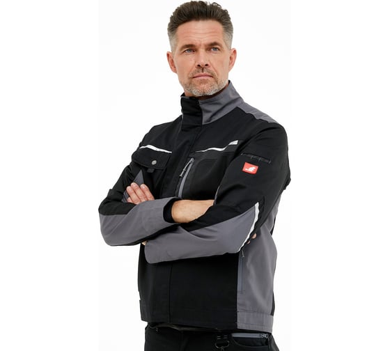 Куртка мужская TRUD TECHNO 2602, черный/серый, S (44/46) 4650581539794 01.216084/S