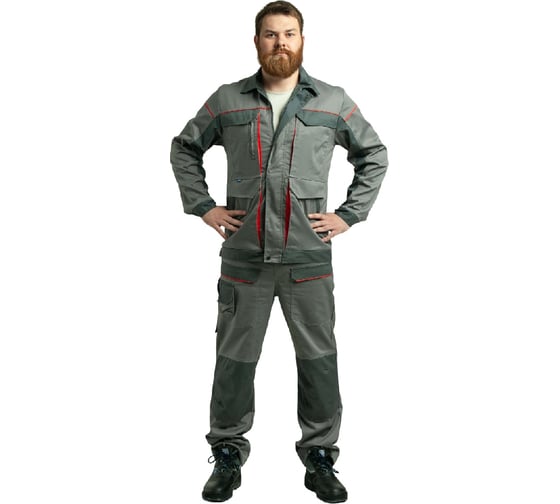 Костюм ООО "ФАП" Гермес-1 серый/темно-серый 112-116, 170-176 3564715395631