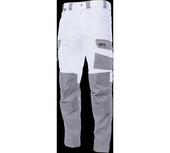 Летние брюки Brodeks KS 302, белый, 54 KS302WHITE54