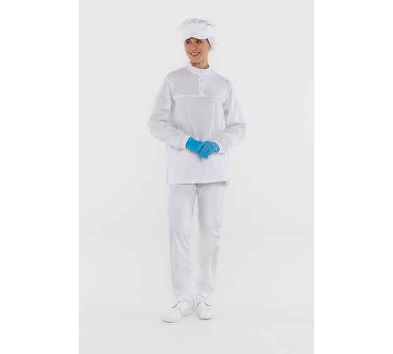 Костюм СОЮЗСПЕЦОДЕЖДА ЭЙЧ-ЛАЙН (H-Line) КЛАССИК Лайт с длинным рукавом, белый, 48-50/170-176 2000873846598