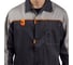 Халат мужской ТЕХНОСЭЙФ ДОН, тк.смесовая, темно-серый/светло-серый/оранжевый, 96-100/182-188 4660365916024 5