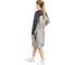 Халат женский ТЕХНОСЭЙФ ДОН, тк.смесовая, светло-серый/т-серый/оранжевый, 104-108/158-164 4660365916222 3