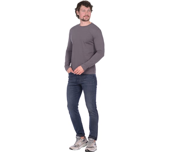 Футболка длинные рукава серая Сириус 160г/м2 р. M (ЧЗ) 131531 1