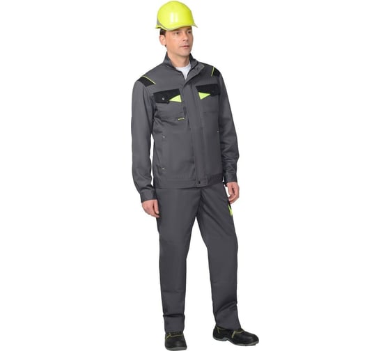 Куртка СИРИУС ХОВАРД : темно-серая с черной и лимонной отд. р.120-124/170-176 (ЧЗ) 46783-к 1