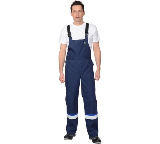 Полукомбинезон СИРИУС БОСТОН темно-синий с васильковой отделкой р. 96-100/182-188 (ЧЗ) 46407