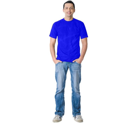 Футболка СИРИУС васильковая 160г/м2 р.5XL (ЧЗ) 53743