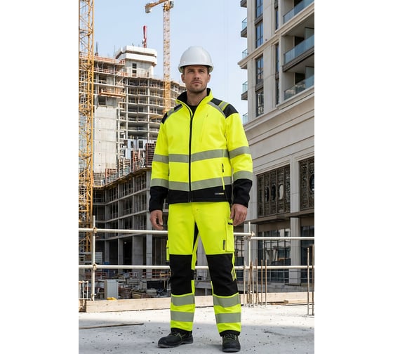 Брюки СОЮЗСПЕЦОДЕЖДА ЮРИНОКС Хай-Вис (YURINOX Hi-Vis) Лайт желтые, 60-62/170-176 2000000295244