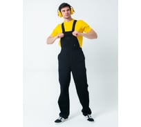 Полукомбинезон ООО ГУП Бисер Крым, черный, размер 72-74, рост 182-188 4670132025156