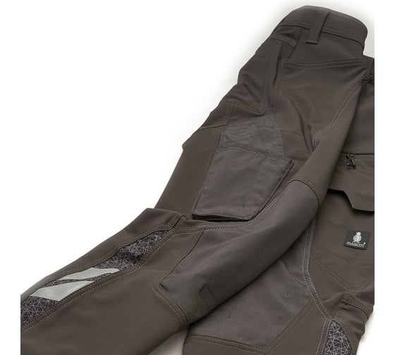 Мужские эластичные брюки БЕРТА ASCOT серые, размер L32W36/52 18079-511-18-L32W36