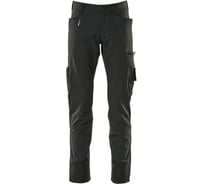 Мужские эластичные брюки БЕРТА MASCOT черные, размер L32W30/46, рост 170-178 17279-311-09-L32W30