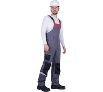 Летний полукомбинезон iForm ТУРБО SAFETY серый/черный/красный Пком 1602/88/158