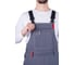 Летний полукомбинезон iForm ТУРБО SAFETY серый/черный/красный Пком 1602/88/182 3