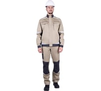 Летняя куртка iForm ТУРБО SAFETY бежевый/темно-серый Кур 402/112/182