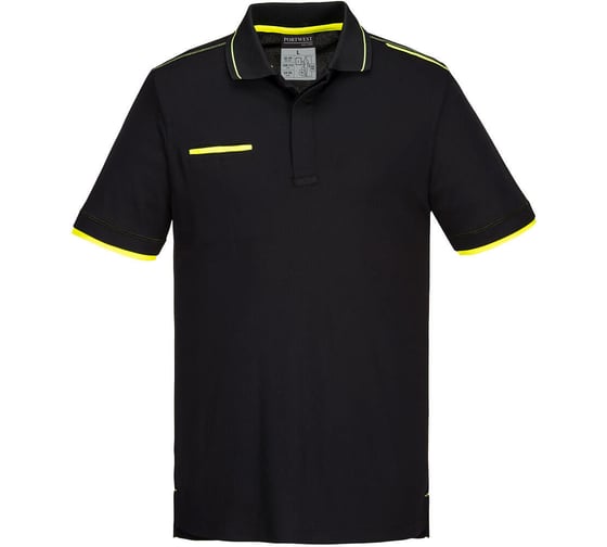 Футболка-поло PORTWEST Eco WX3 S/S T722BKRL 1