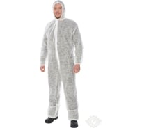 Одноразовый комбинезон СОЮЗСПЕЦОДЕЖДА Каспер, 50 гр/м2, белый, р. XXXL 2000000144931