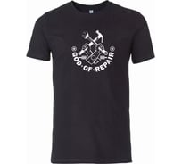 Футболка с принтом СОЮЗСПЕЦОДЕЖДА черная-REPAIR ремонт, р. L/48-50 2000000181387