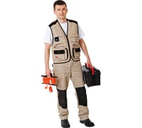 Брюки СПЕЦ АВАНГАРД бежевый/черный, р. 52-54/182-188 31031248-5254/5