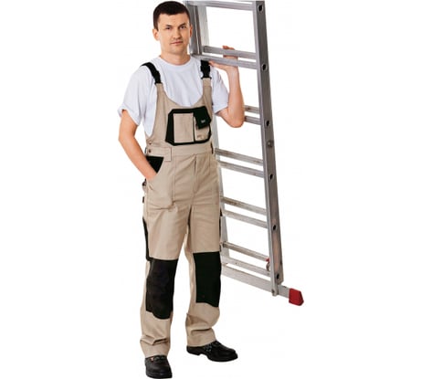 Полукомбинезон СПЕЦ АВАНГАРД бежевый/черный, р. 60-62/182-188 31031265-6062/5