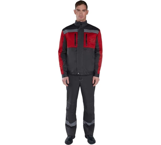 Костюм Факел Нембус-1 СОП, темно-серый/красный, р. 64-66, рост 170-176 87482911.011 1