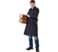 Рабочий халат Спец черный, р. 60-62, рост 182-188 1211-6062/5