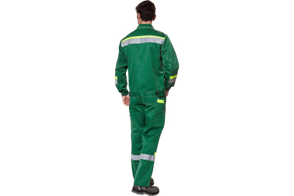 Костюм Эксперт Спецодежда Комфорт 2, зеленый/неоновый, р. 52-54, рост ...
