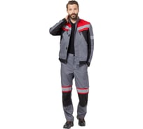 Костюм Эксперт Спецодежда Памир 1, серый/черный/красный, р. 60-62, рост 170-176 6446000053631