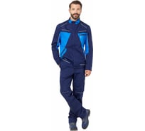 Куртка Эксперт Спецодежда Шелби Shelby темно-синий/циан, р.60-62, рост 182-188 6446000026499