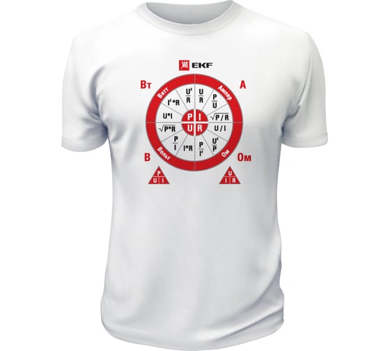 Футболка  EKF ВТ ОМ размер M, белая 78995 1
