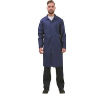 Мужской рабочий халат ООО Комус у02-ХЛ синий, р. 60-62, рост 170-176 150716